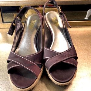 FRANCO SARTO Wedge Espadrilles.  Sz 8.5M